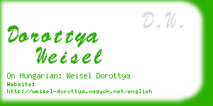 dorottya weisel business card